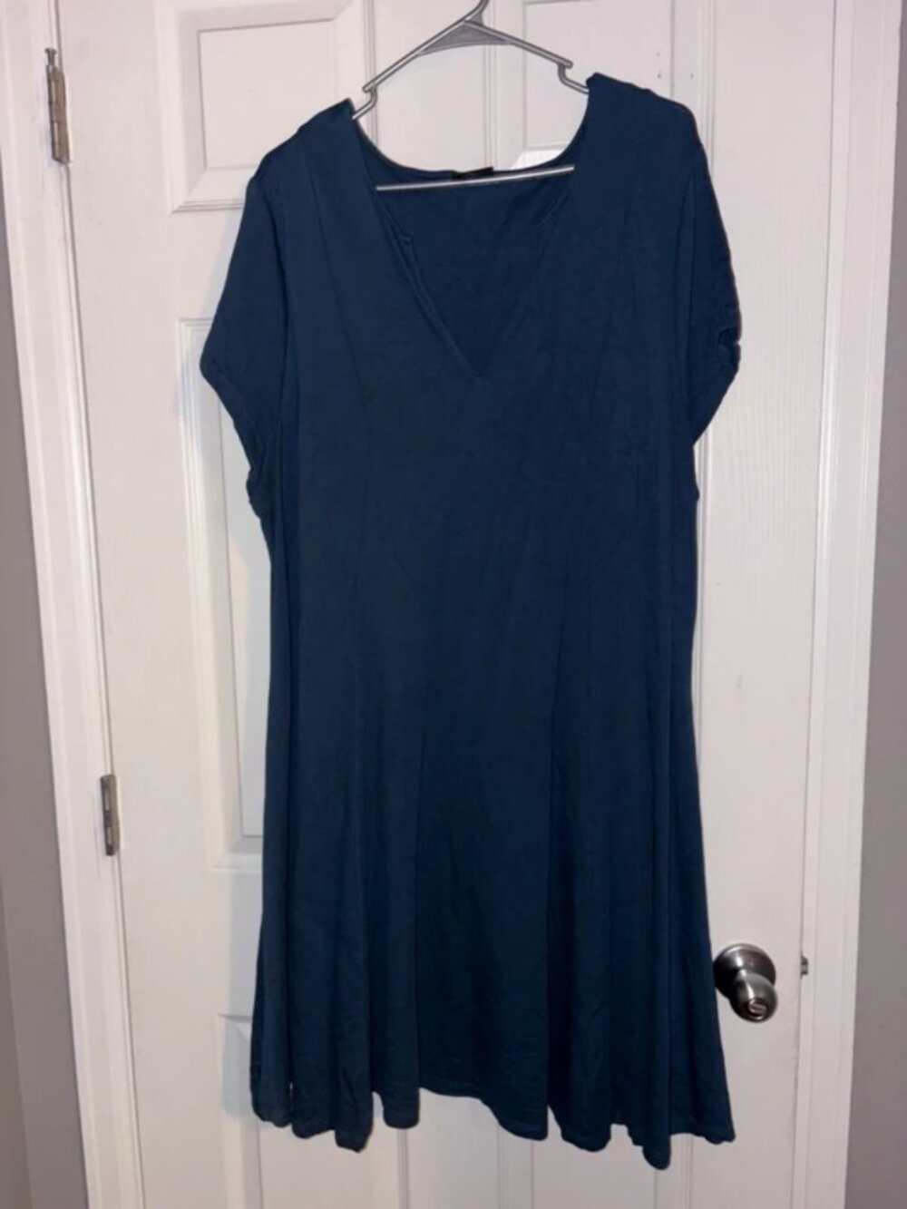Torrid teal fit and flare dress
